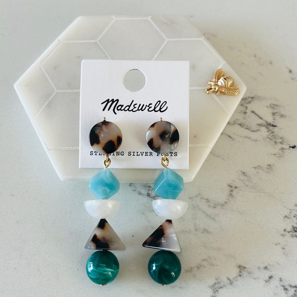 Madewell Women’s geometric statement earrings